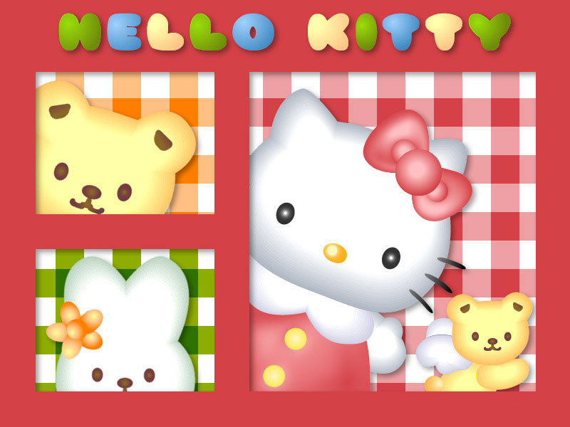Kitty024 - Hello Kitty - HD Wallpaper 