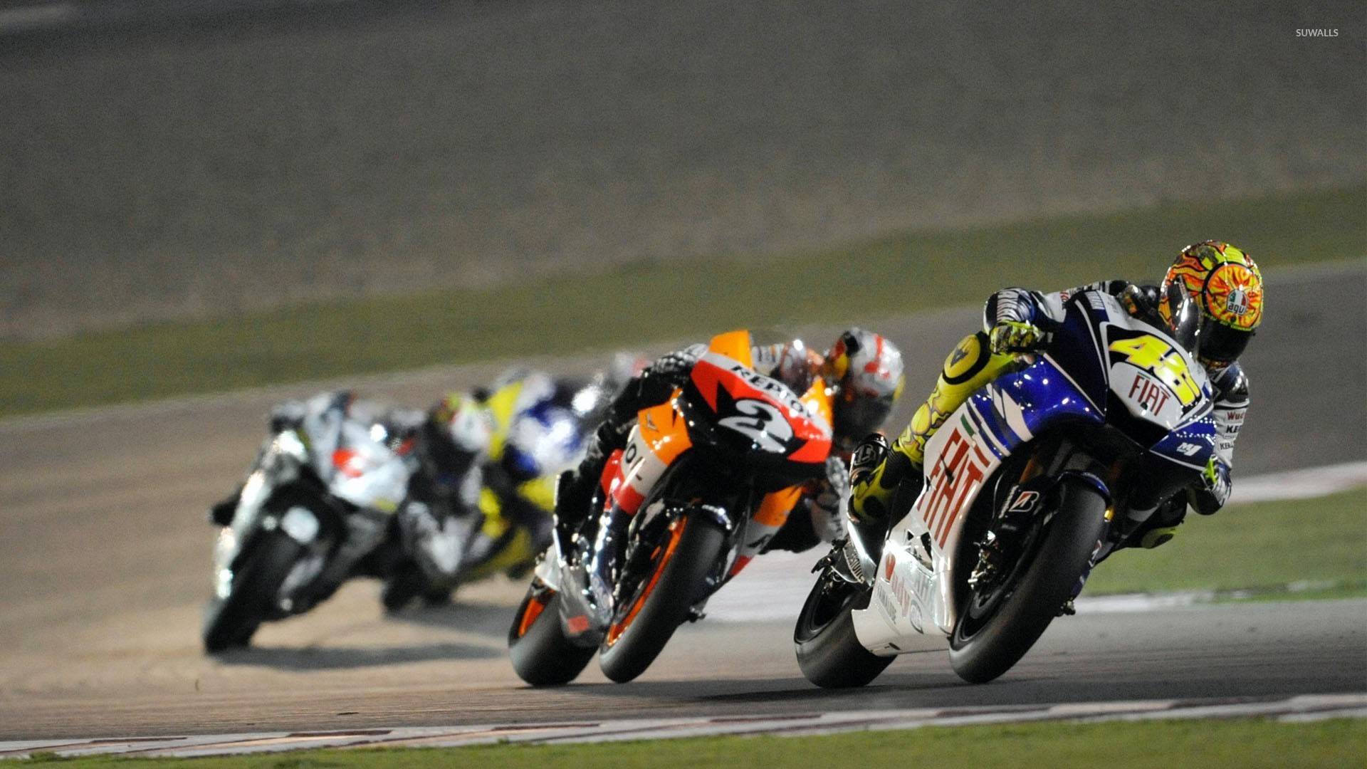 Moto Gp Racing - HD Wallpaper 