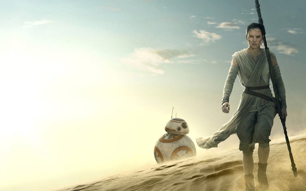 Star Wars Rey Bb8 - HD Wallpaper 