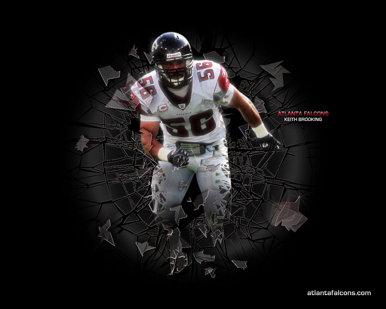 Keith Brooking Wallpaper Atlanta Falcons - Keith Brooking - HD Wallpaper 