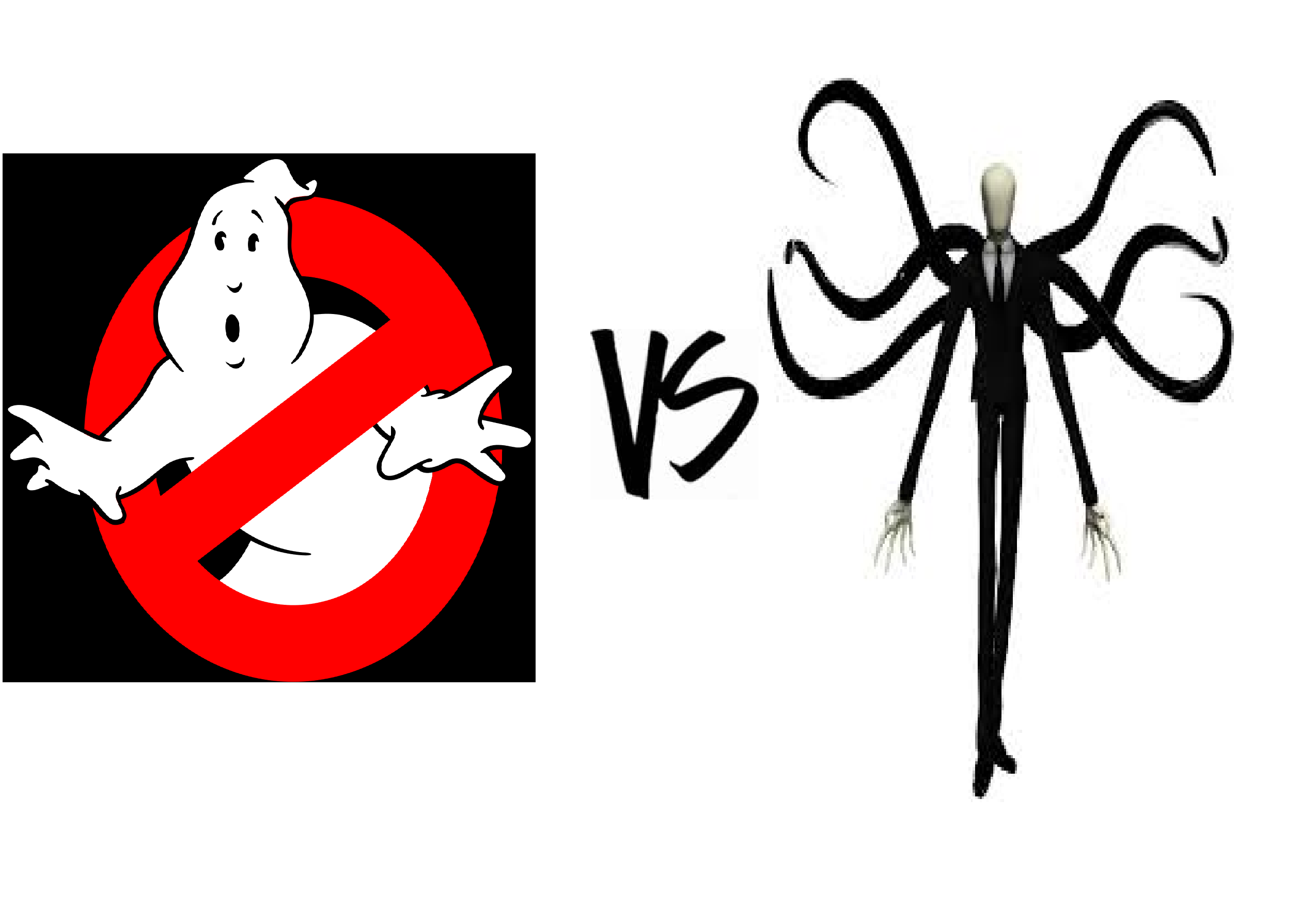 Slenderman Vs Ghostbusters - Men In Black Ghostbusters - HD Wallpaper 