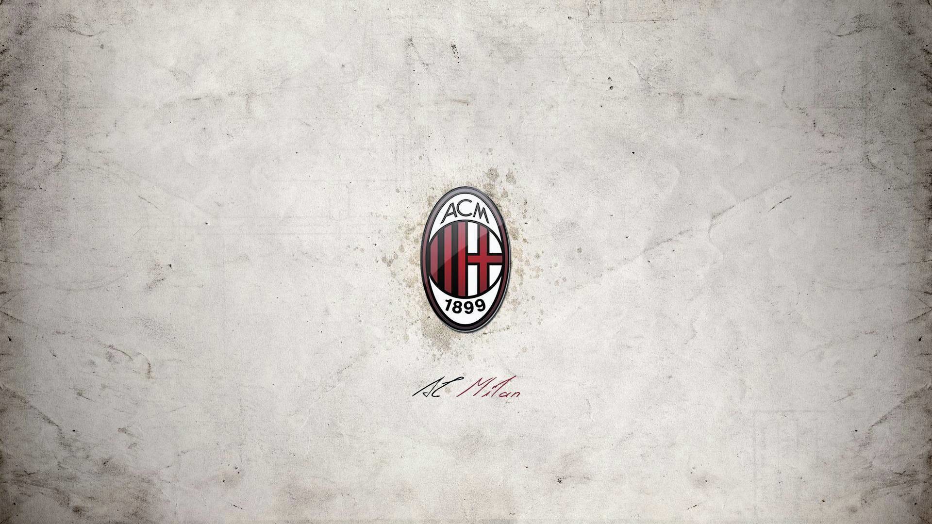 Ac Milan Wallpaper White - HD Wallpaper 