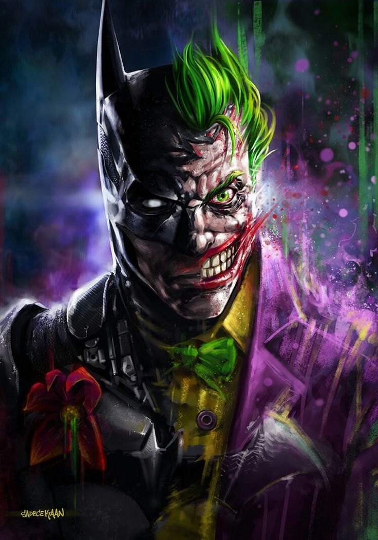 Batman And Joker Iphone Wallpaper 736x1051, - Cool Batman And Joker - HD Wallpaper 