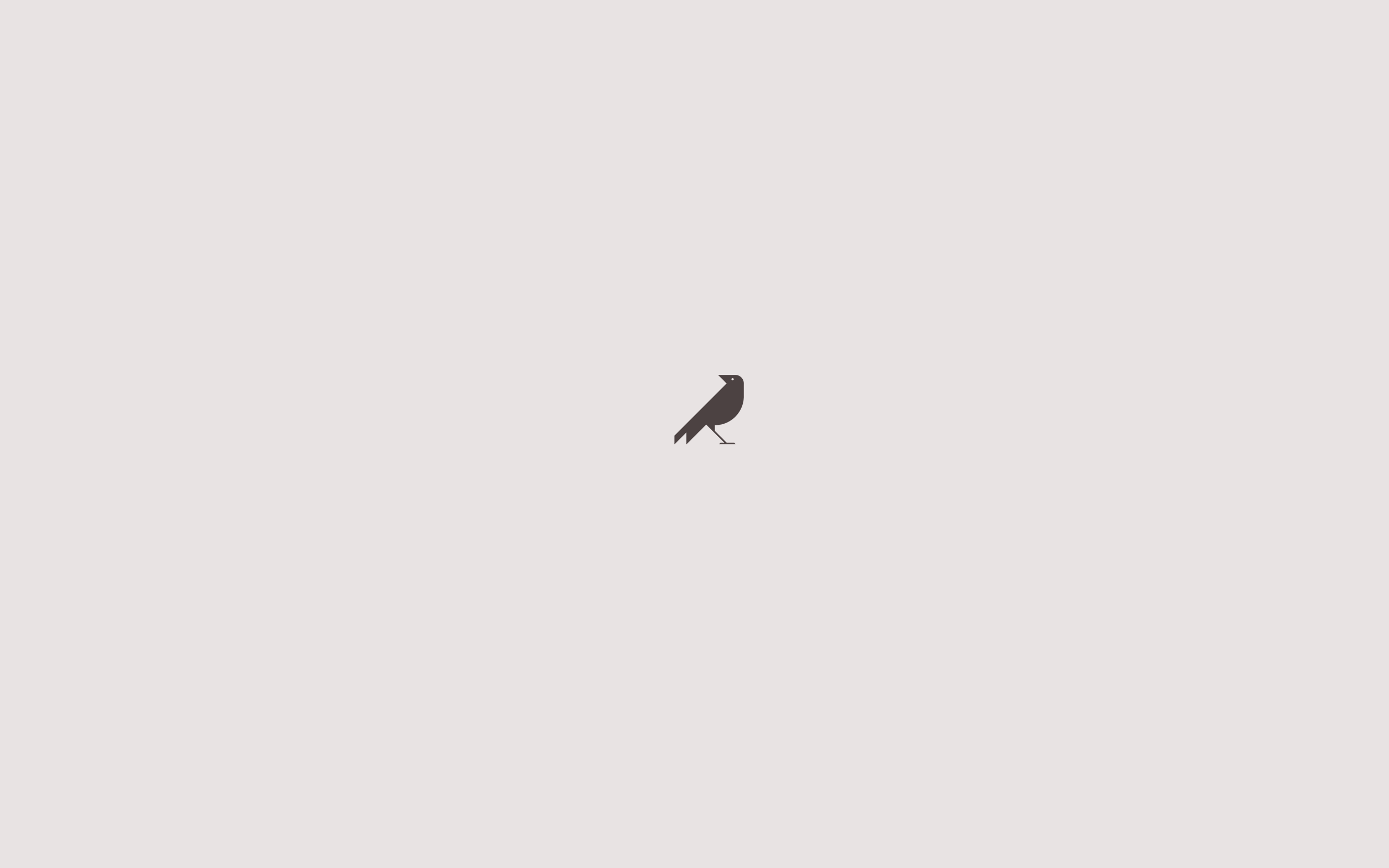 Bird Minimal - HD Wallpaper 