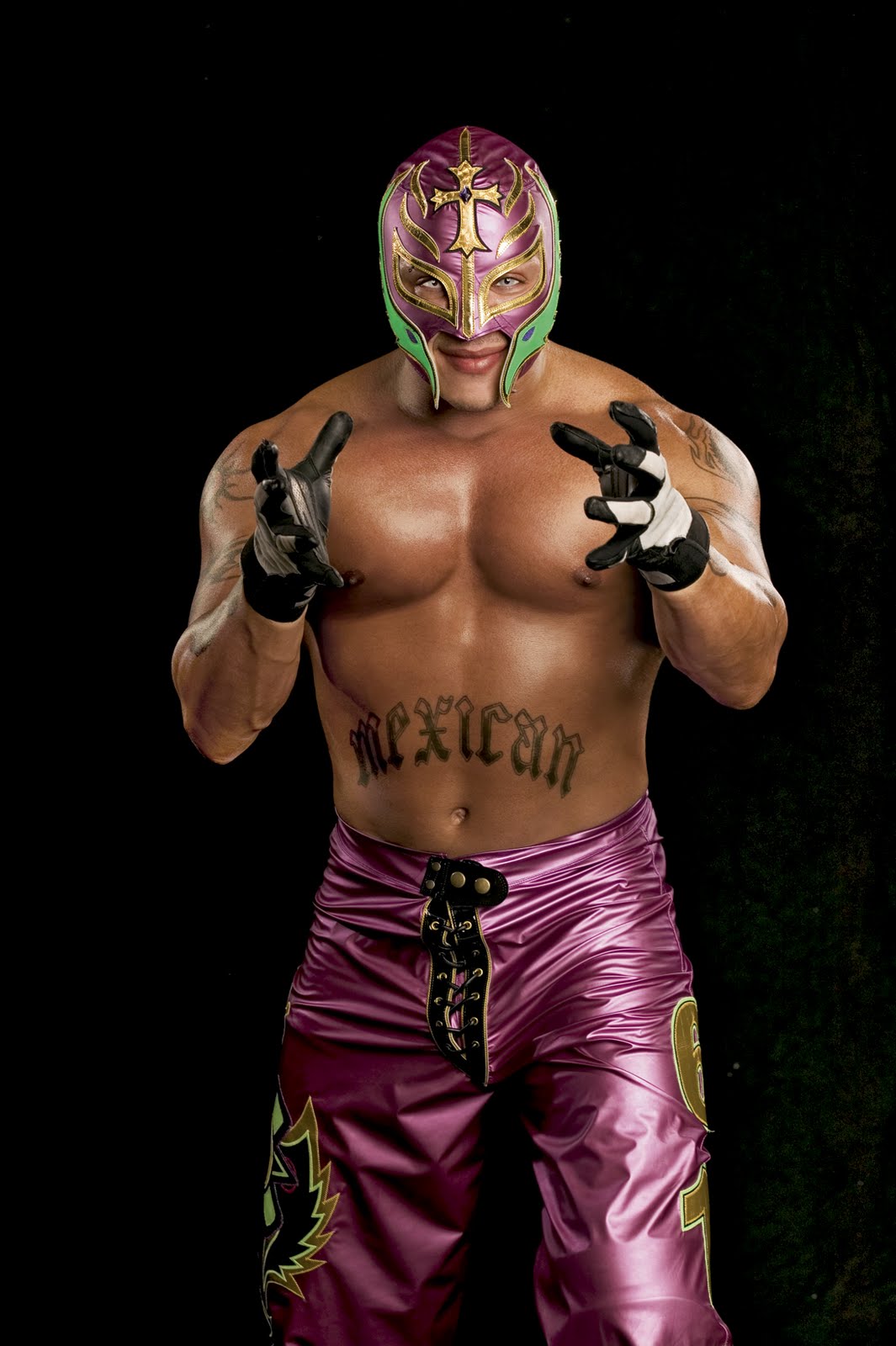 Rey Mysterio Purple Mask - HD Wallpaper 