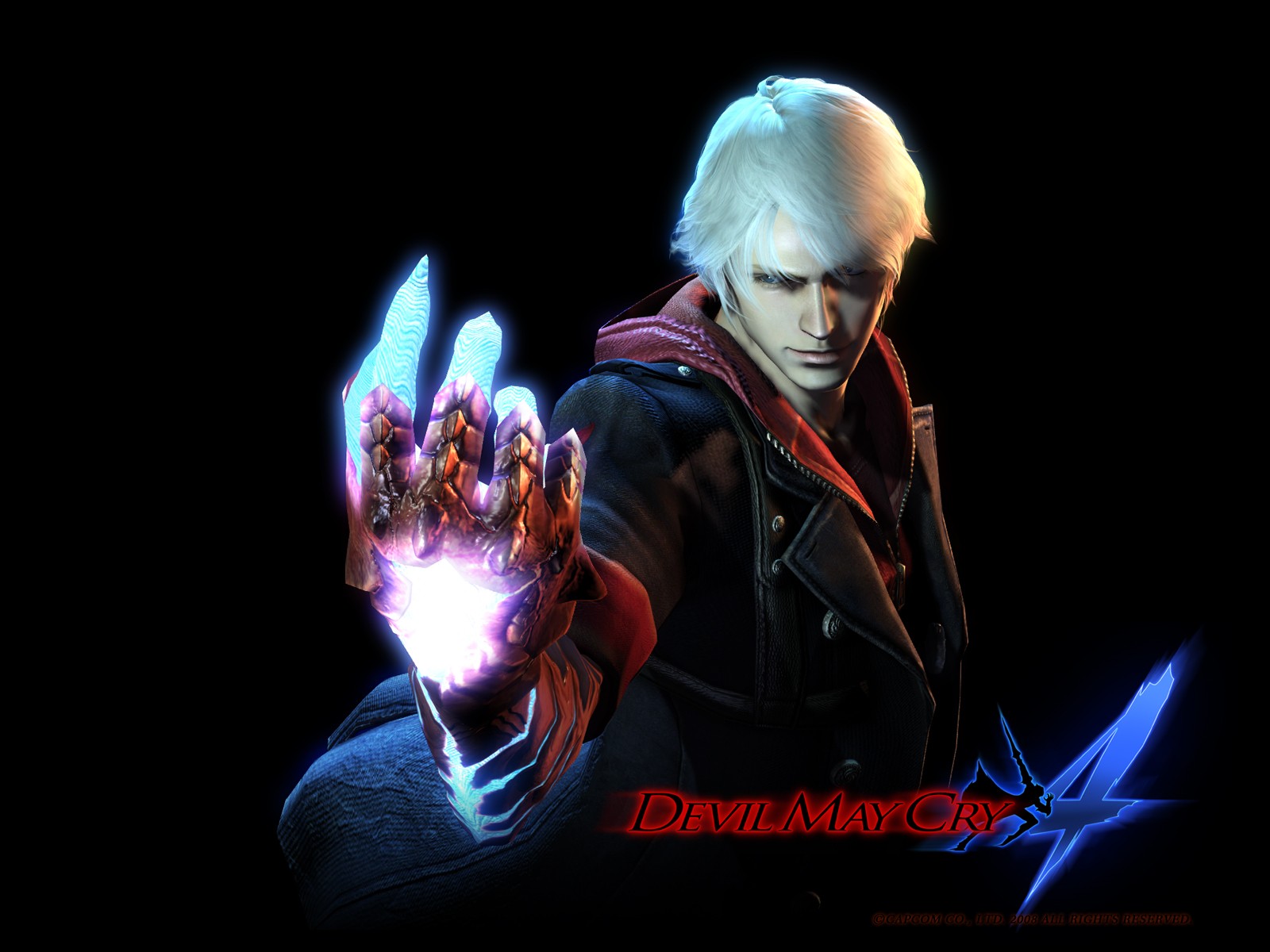 Devil May Cry 4 Official Wallpapers 1600*1200 No - Devil May Cry 3 4 - HD Wallpaper 
