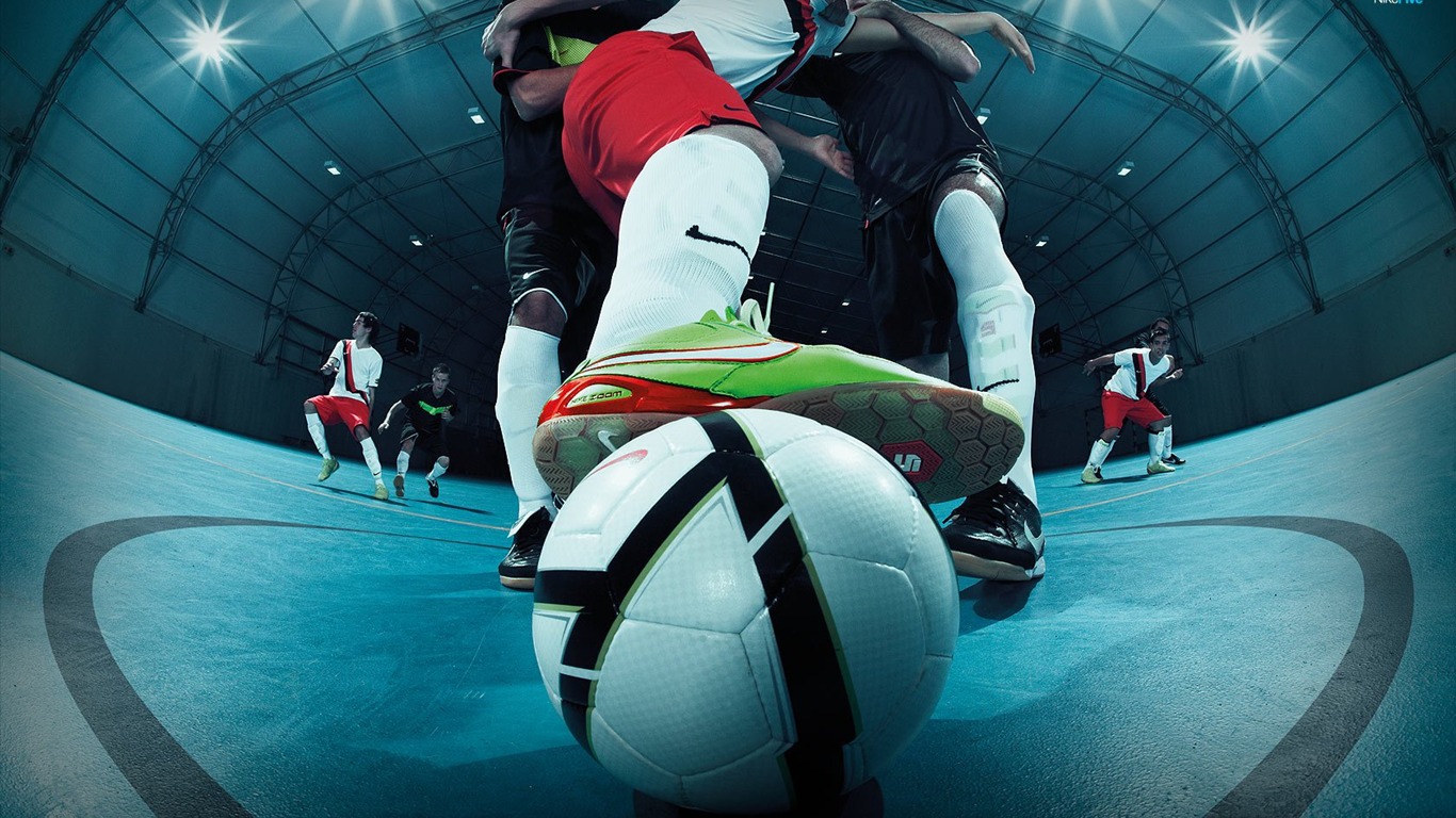 Nike 5 Futsal Football Boots Wallpaper - Girls Futsal - HD Wallpaper 
