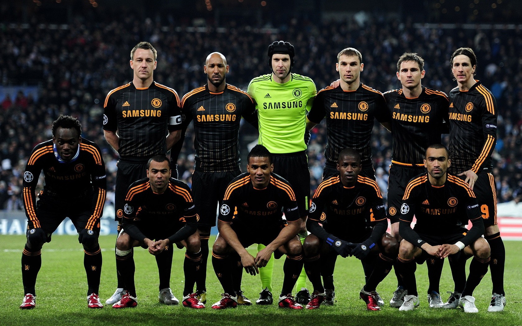 Chelsea Fc Wallpaper Download - Chelsea Black Orange Kit - HD Wallpaper 