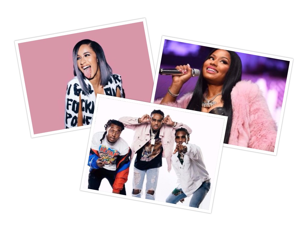 Migos Cardi B Nicki Minaj - Nicki Minaj And Cardi B Photo Collages - HD Wallpaper 