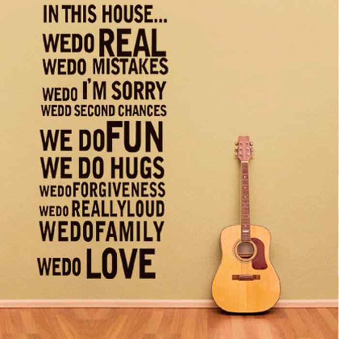 Tulisan Unik Di Dinding Rumah - HD Wallpaper 