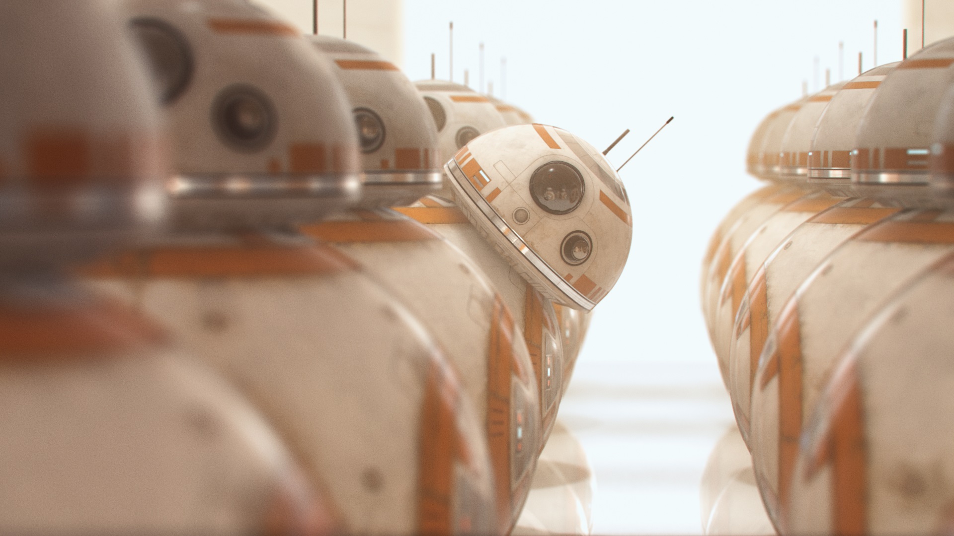 Wallpaper Bb8 Robots, One Curious, Star Wars - Bb 8 Wallpaper Hd - HD Wallpaper 