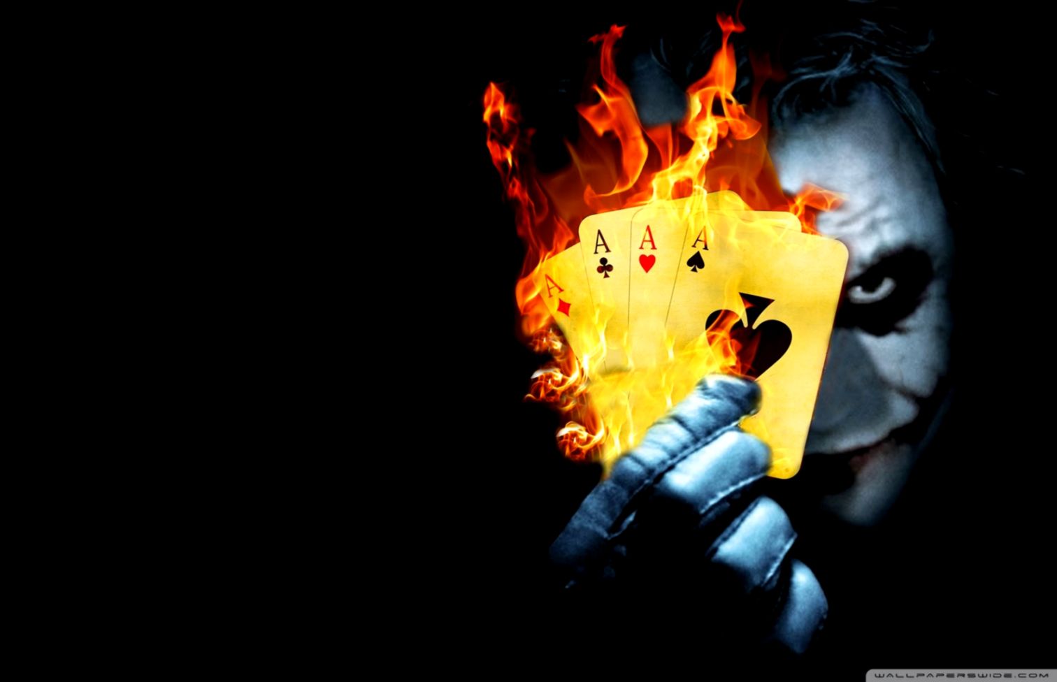 Burning Poker Joker ❤ 4k Hd Desktop Wallpaper For 4k - Ultra Hd Joker 4k - HD Wallpaper 