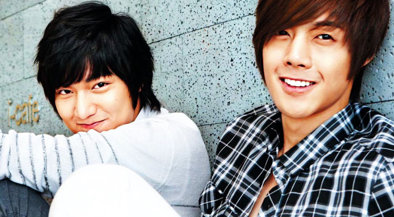 Free F4 - Kim Hyun Joong And Lee Min Ho - HD Wallpaper 
