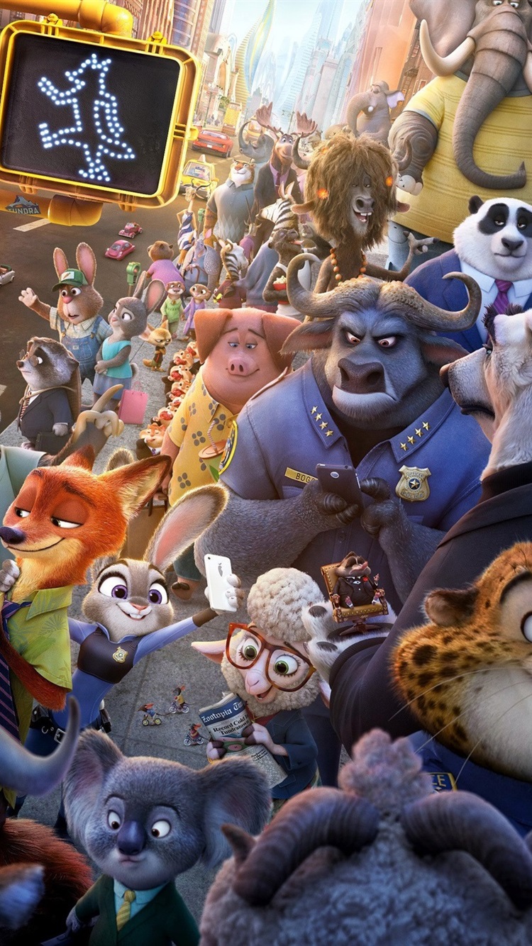 Zootopia Todos Los Personajes Fondo - HD Wallpaper 