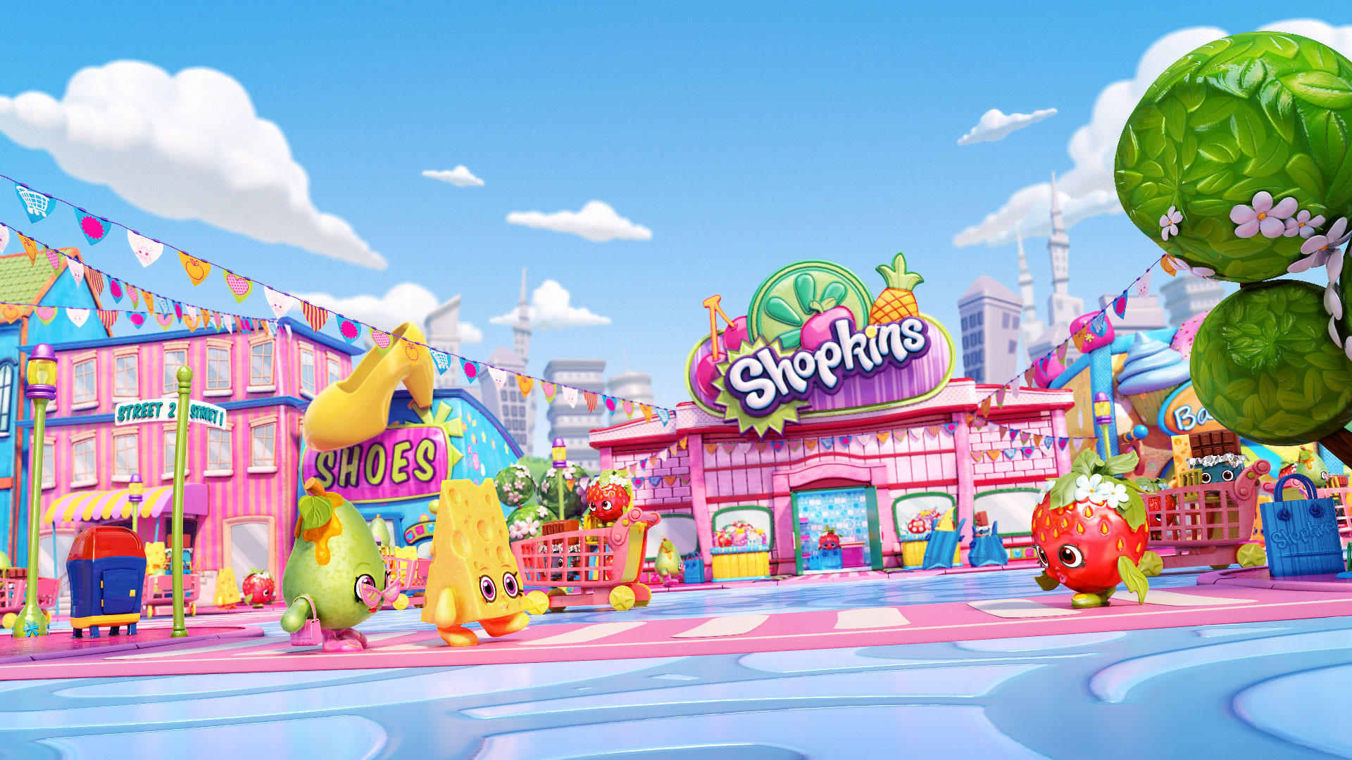 Shopkins Wallpaper Free 
 Data-src - Shopkins Background - HD Wallpaper 