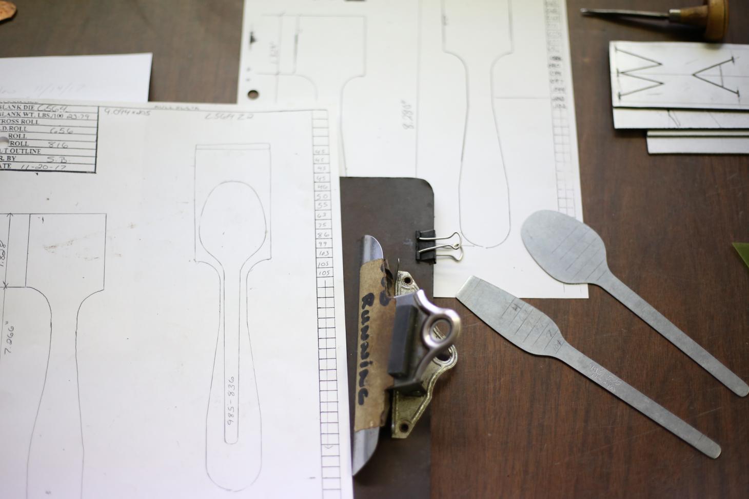 Design Sketches And Sample Of The New Muir Dinnerware - Plywood - HD Wallpaper 