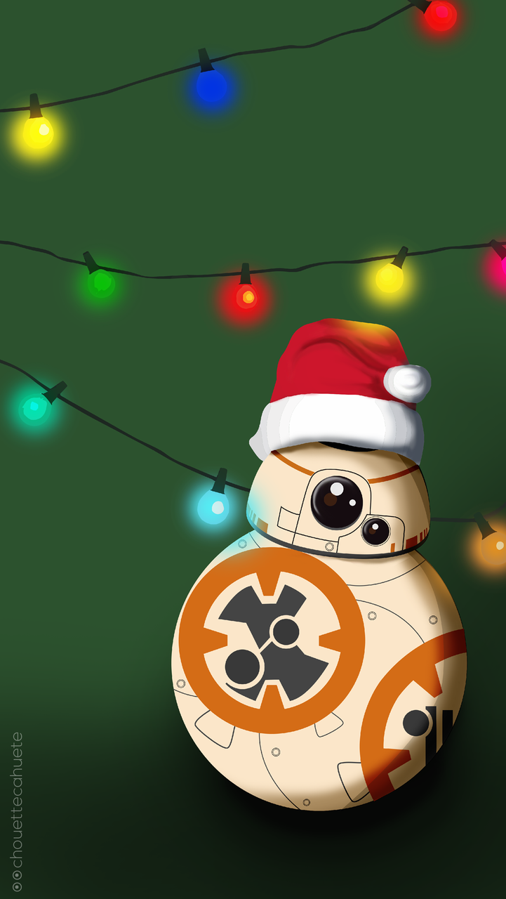Background, Christmas, And Iphone Image - Star Wars Christmas Background - HD Wallpaper 