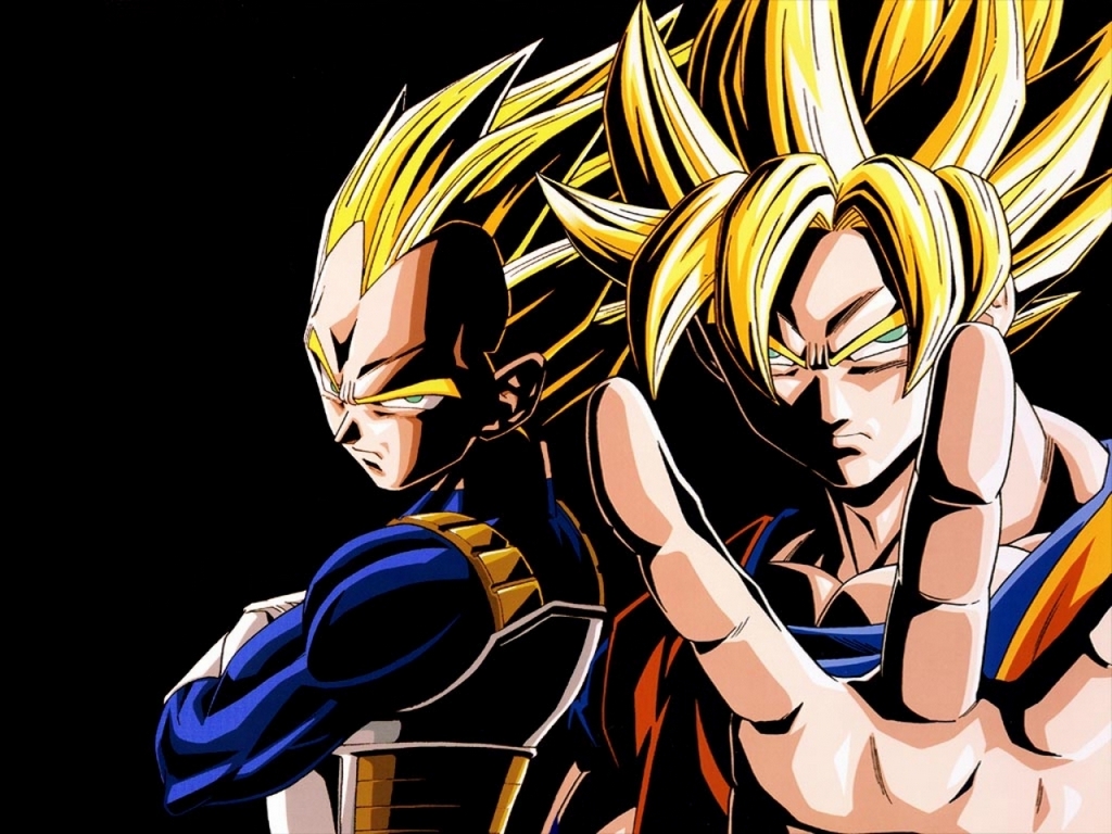 Dragon Ball Z - Goku And Vegeta Super Saiyan 1 - HD Wallpaper 