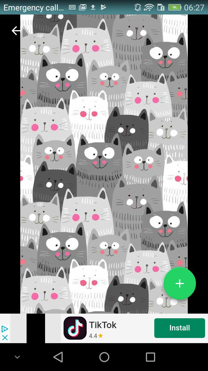 Wallpapers For Whatsapp Image 5 Thumbnail - Cartoon Cat Background Iphone - HD Wallpaper 