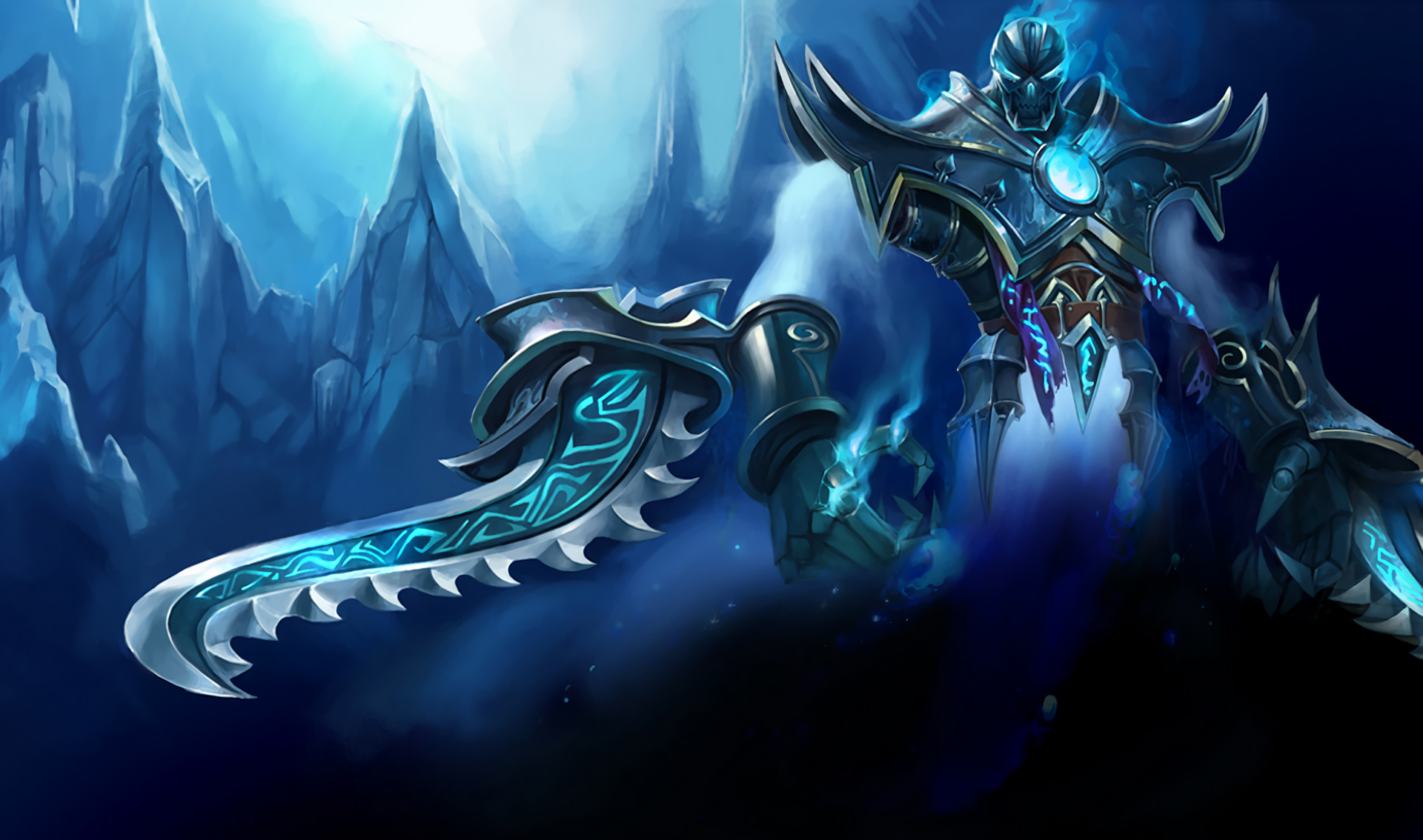 Frozen Terror Nocturne Splash Art League Of Legends - League Of Legends Nocturne - HD Wallpaper 