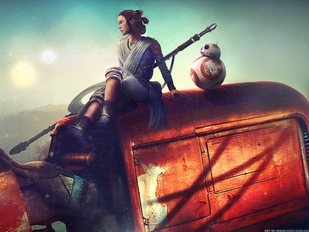Rey Star Wars - HD Wallpaper 