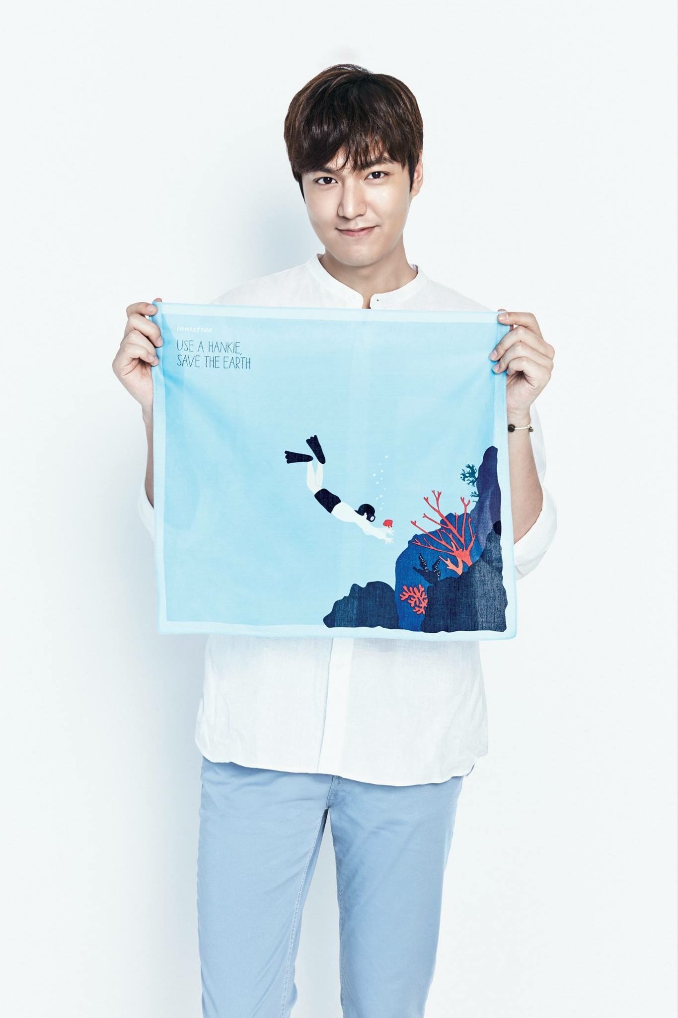 View Fullsize Lee Min Ho Image - Free Eco Handkerchief Innisfree - HD Wallpaper 