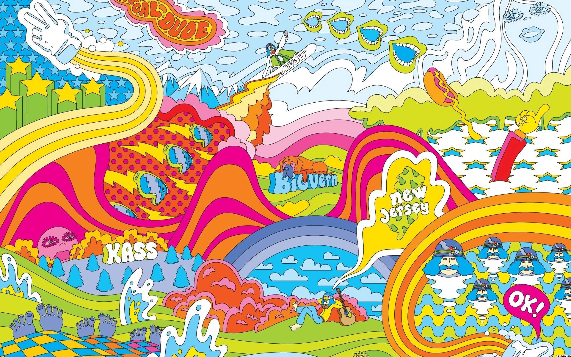 Hippie Backgrounds Images Hd Wallpapers Windows Apple - Hippie Desktop Backgrounds - HD Wallpaper 