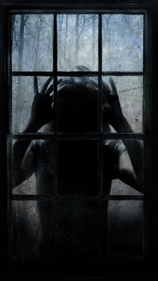 Dark, Window, And Horror Image - Stalker In The Window - HD Wallpaper 