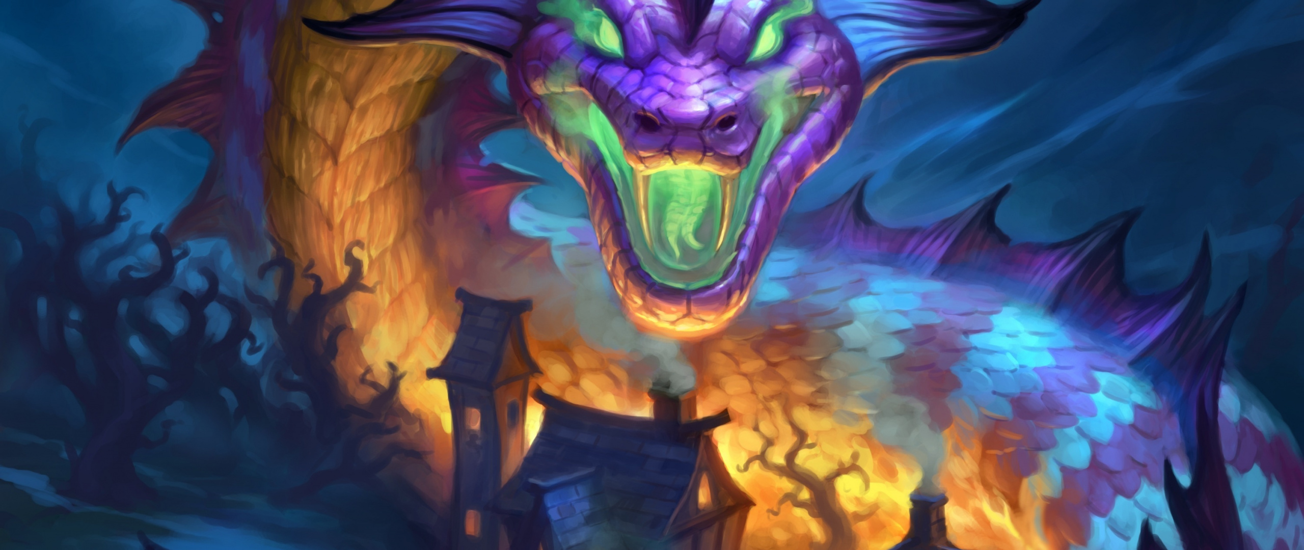 The Witchwood, Card Game, Wallpaper - Baku The Mooneater - HD Wallpaper 