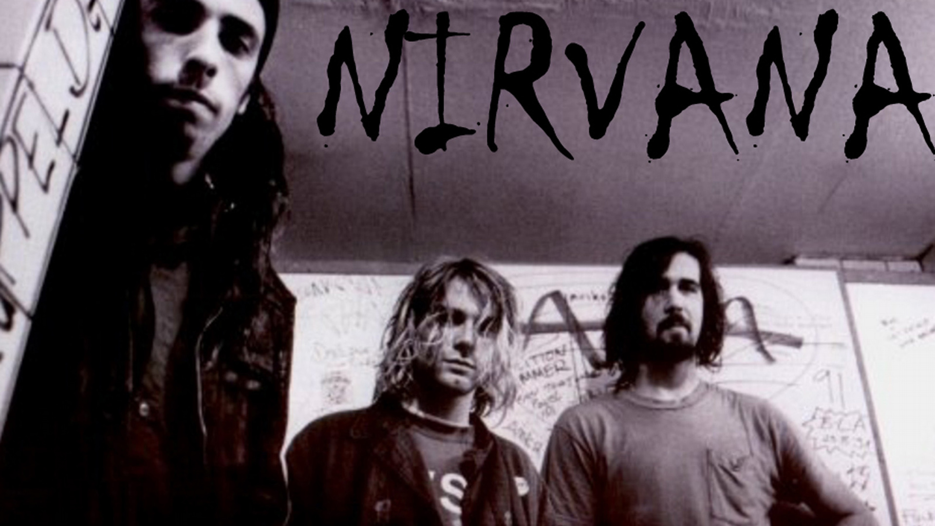 Nirvana Band - HD Wallpaper 