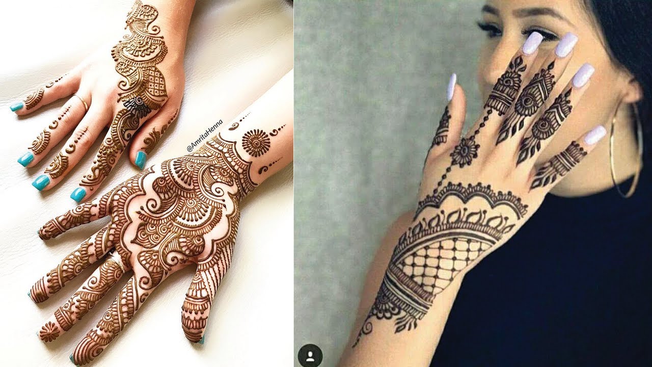Simple Mehndi Design 2019 - HD Wallpaper 