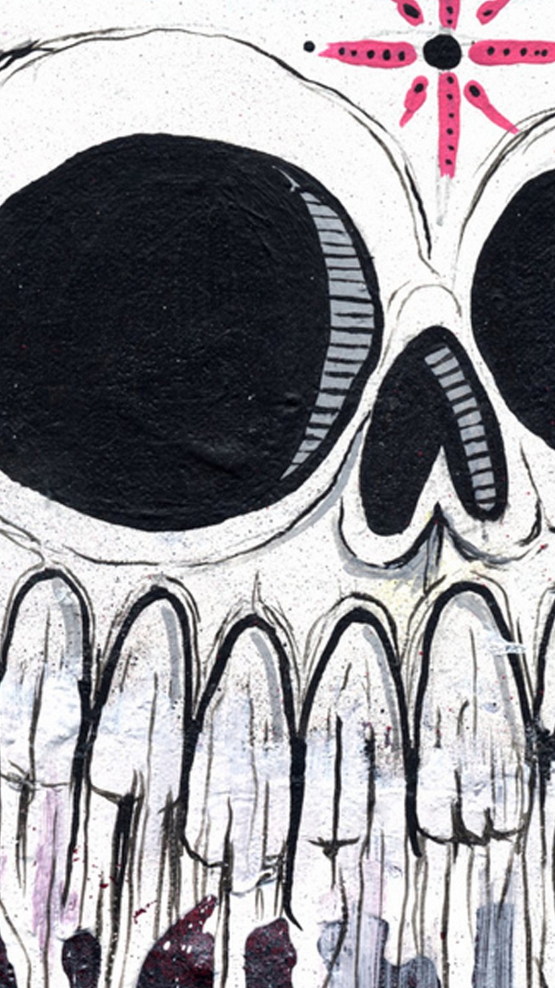 Wallpaper Graffiti Art Iphone With Image Resolution - Graffiti Skull - HD Wallpaper 