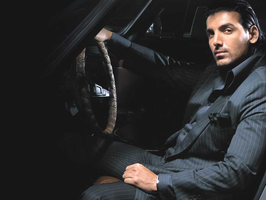 John Abraham In Suit Wallpapers - John Abraham In Car - HD Wallpaper 