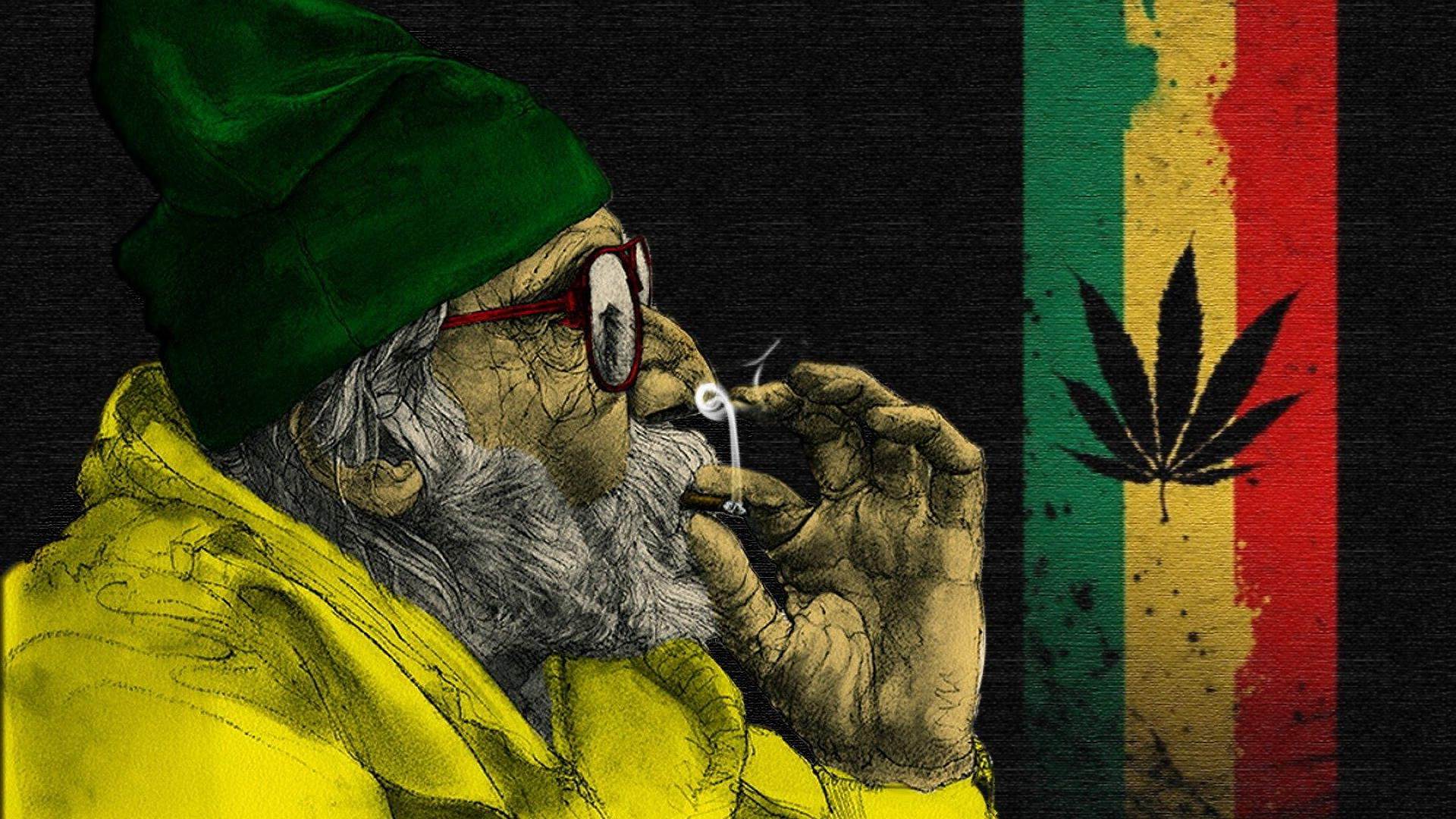 Beautiful Free Reggae Wallpaper Te - Weed Wallpaper Hd - HD Wallpaper 