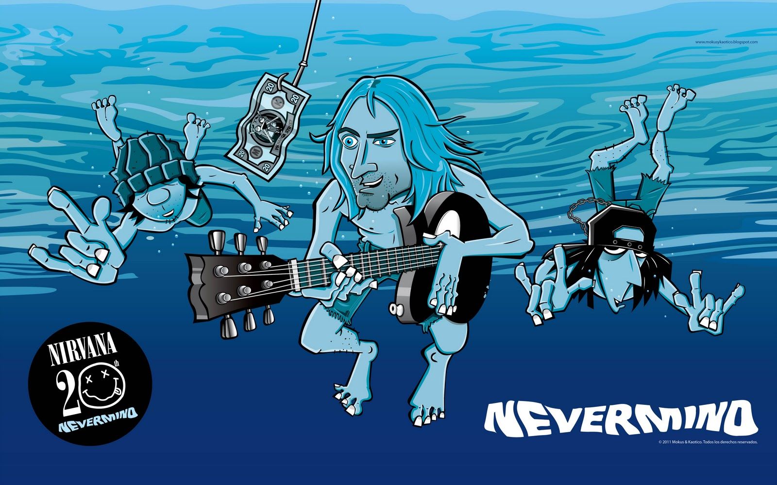 Background The Simpsons Nirvana - HD Wallpaper 