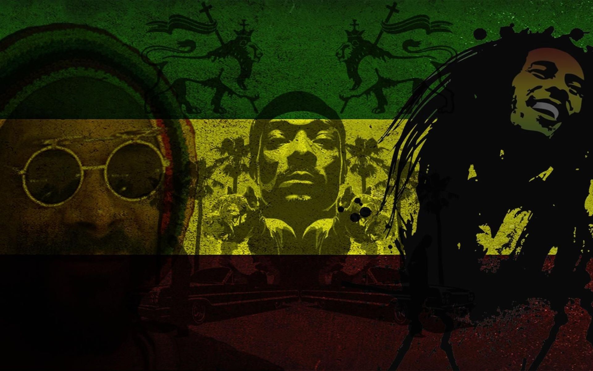 1920x1200, Reggae Wallpapers For Android Free Download - Bob Marley - HD Wallpaper 