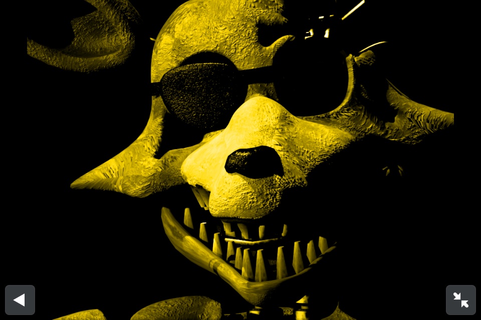 Golden Foxy - Five Nights At Freddy's 2 Foxy - HD Wallpaper 