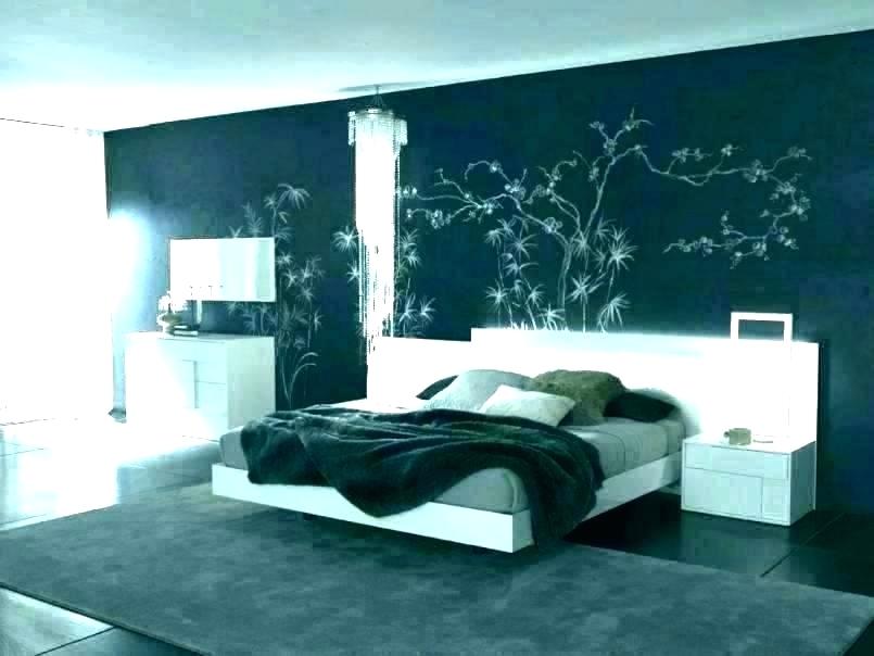 Bedroom Paint And Wallpaper Ideas Bedroom Feature Wall - Modern Accent Wall Bedroom - HD Wallpaper 