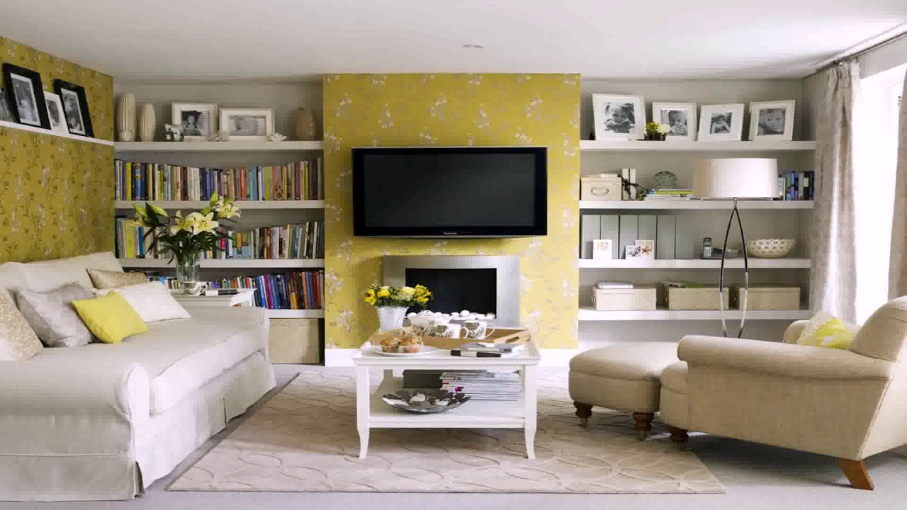 Bookshelf Ideas Living Room - HD Wallpaper 