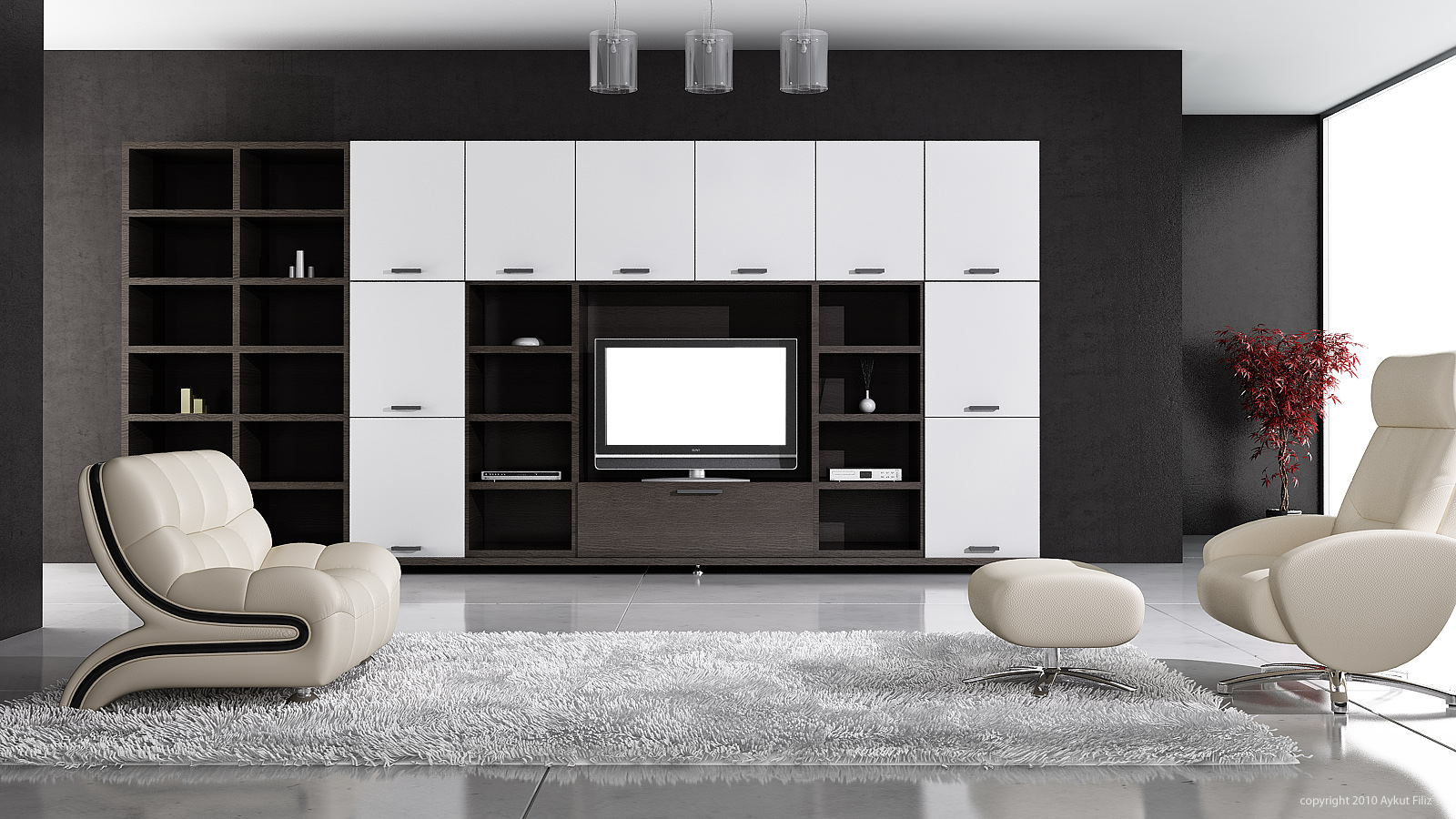 Living Room In Hd - HD Wallpaper 