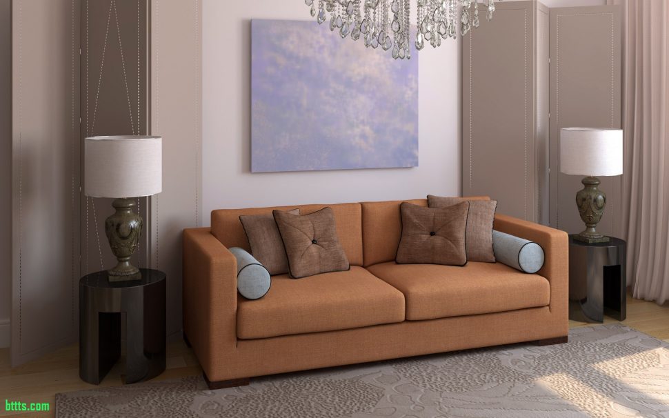 Simple Sofa Designs For Living Room - HD Wallpaper 