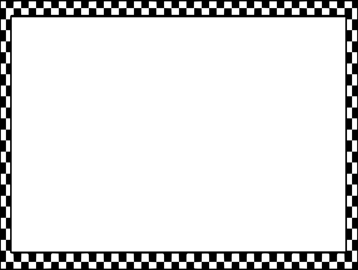 Black And White Wallpaper Border 12 Free Wallpaper - Black And White Checkered Border Design - HD Wallpaper 