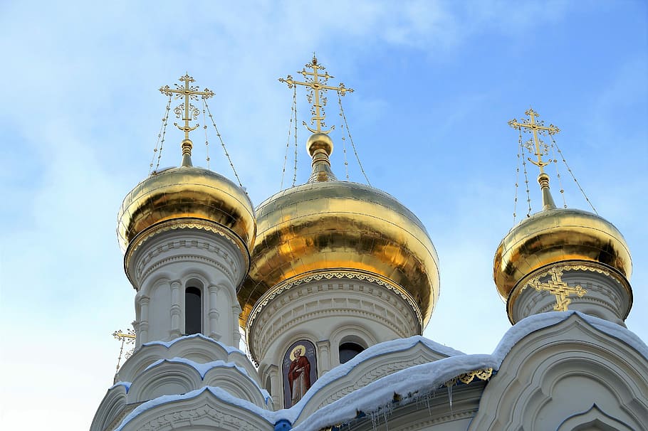 Golden Church Saint Petersburg - HD Wallpaper 