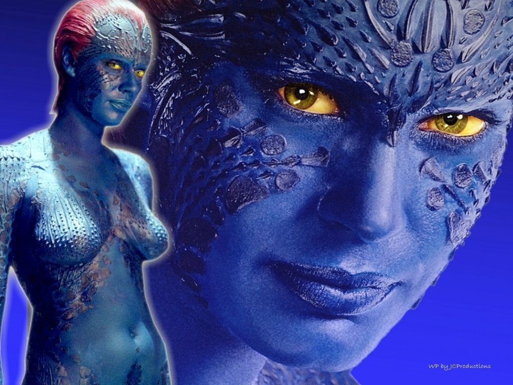 Blue Woman In X Men - HD Wallpaper 