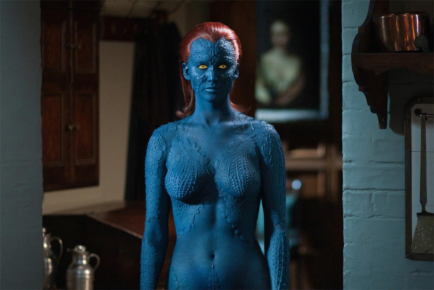 Jennifer Lawrence Mystique X Men First Class - HD Wallpaper 