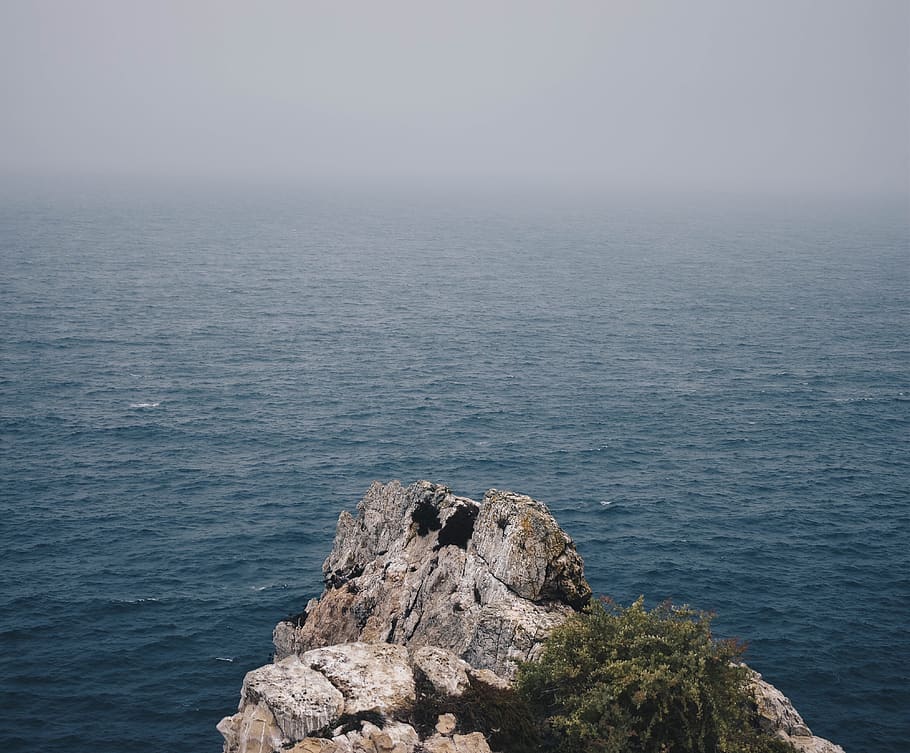 Portugal, Sagres, Infinity, Ocean, Fog, End Of The - Sea - HD Wallpaper 