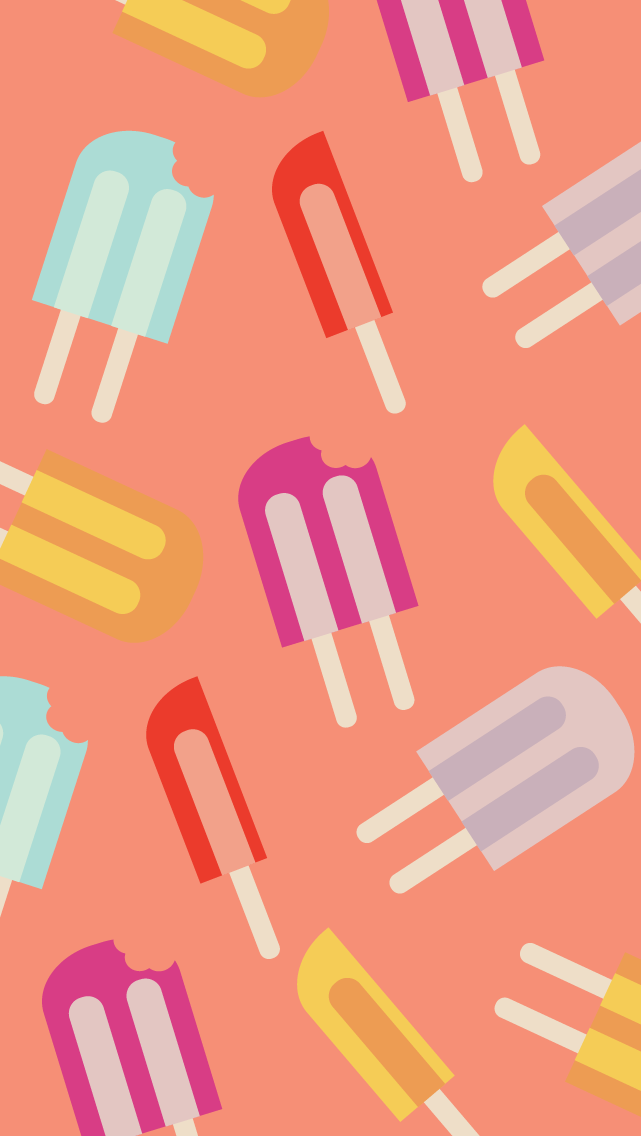 July 2014 Iphone Wallpaper - Popsicle Iphone Background - HD Wallpaper 