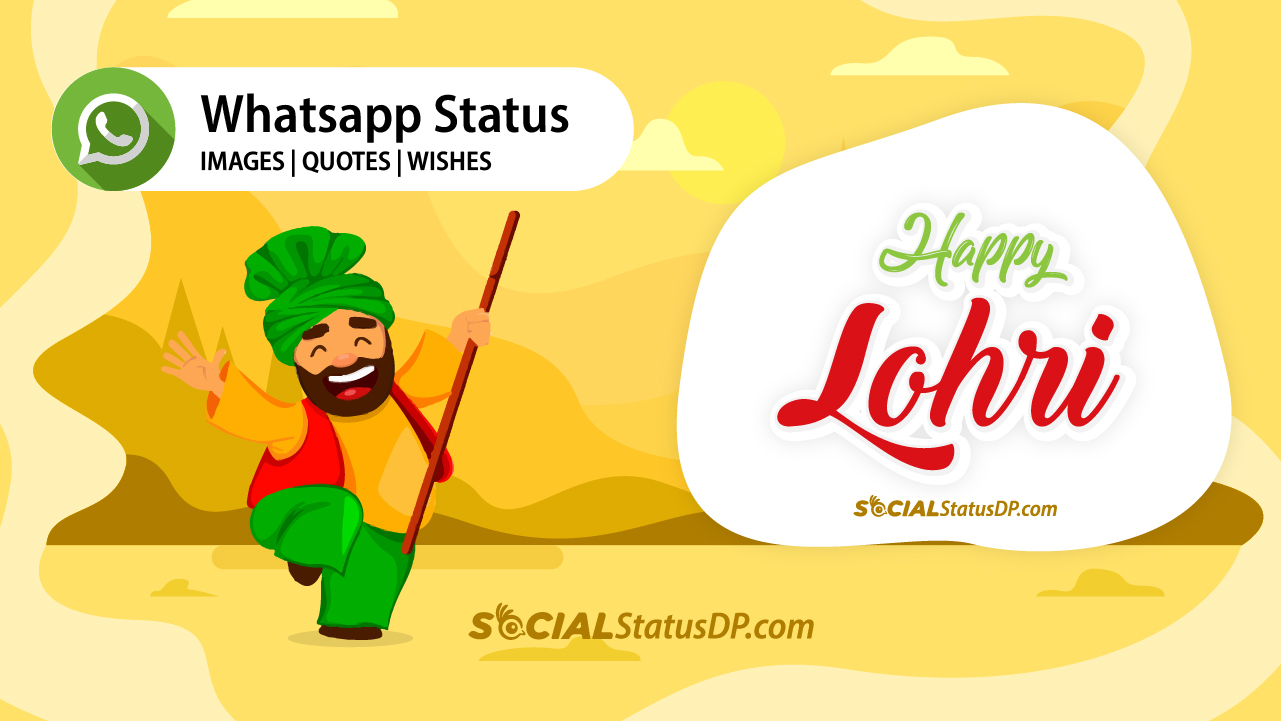 Lohri Wishes, Status, Dp Images, Messages For Whatsapp - Cartoon - 1281x721  Wallpaper 