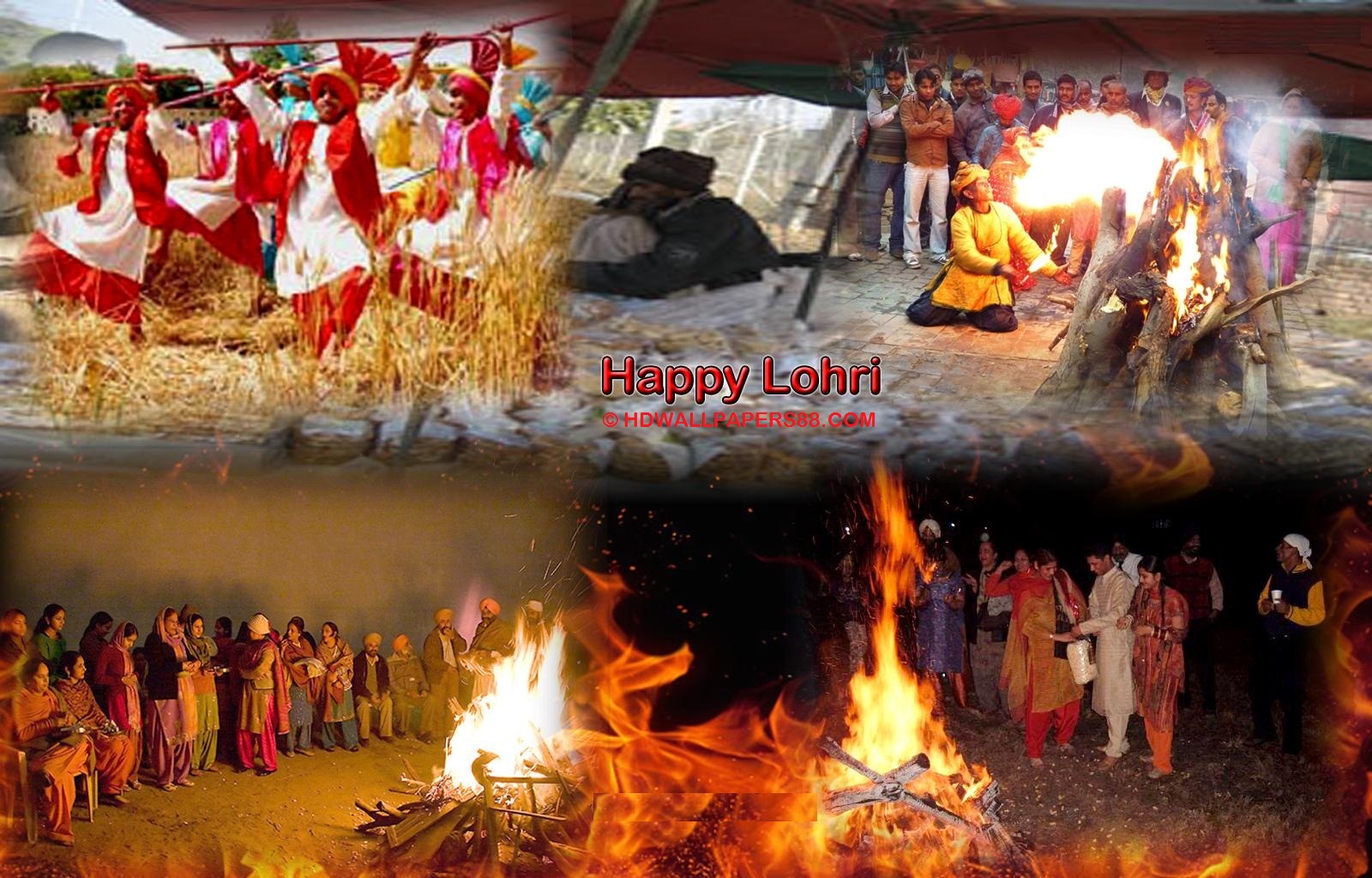 Lohri Wallpaper - Lohri Festival Of Punjab - HD Wallpaper 