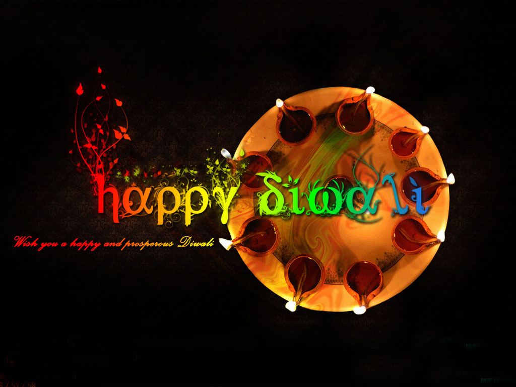 Happy Diwali Animation Hd - 1024x768 Wallpaper 